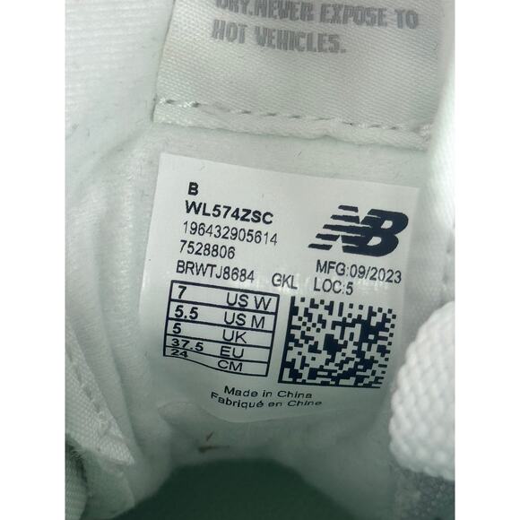 New Balance 574+ Platform Sneakers in Gray - Picture 5 of 5